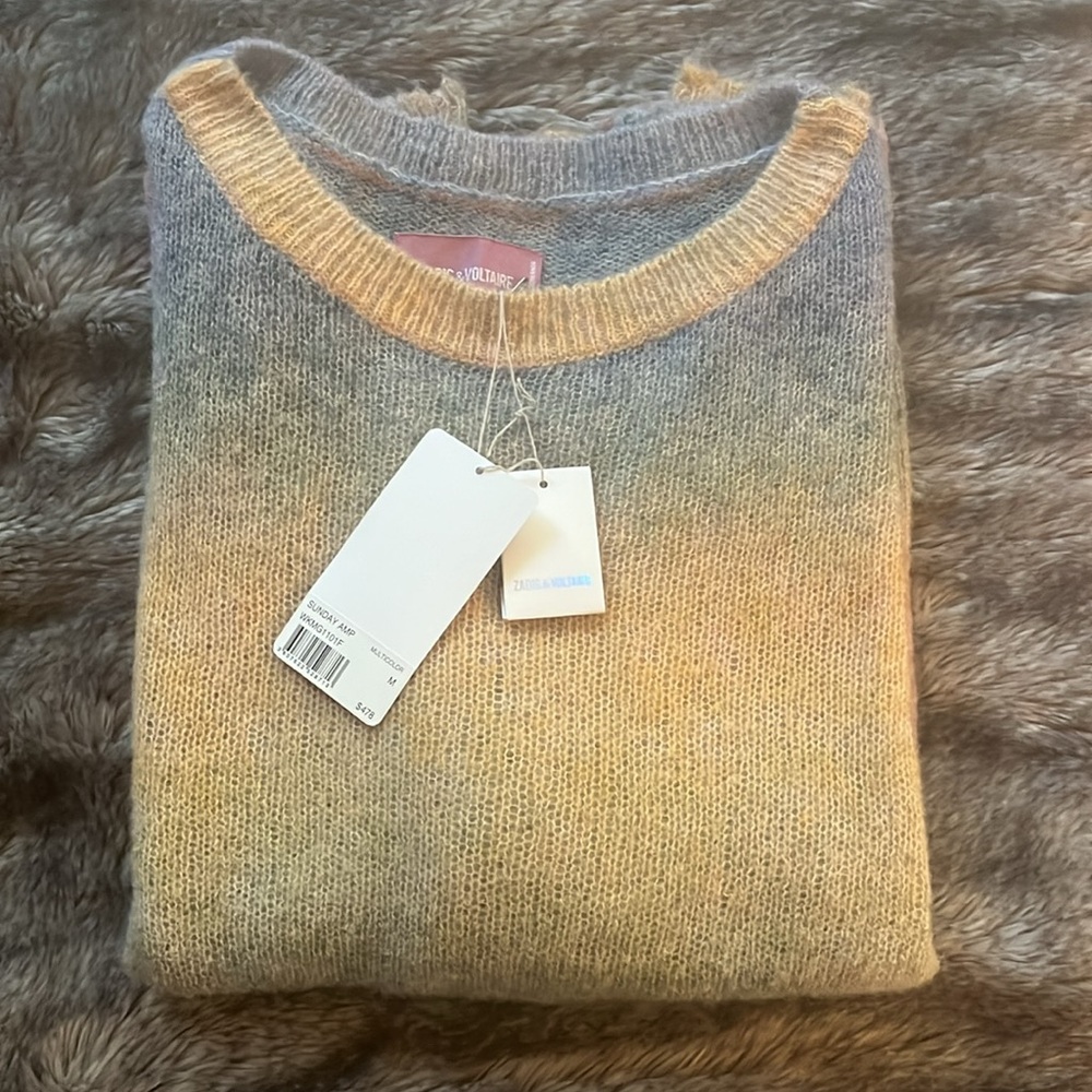 NWT Zadig & Voltaire Alpaca Wool Sweater